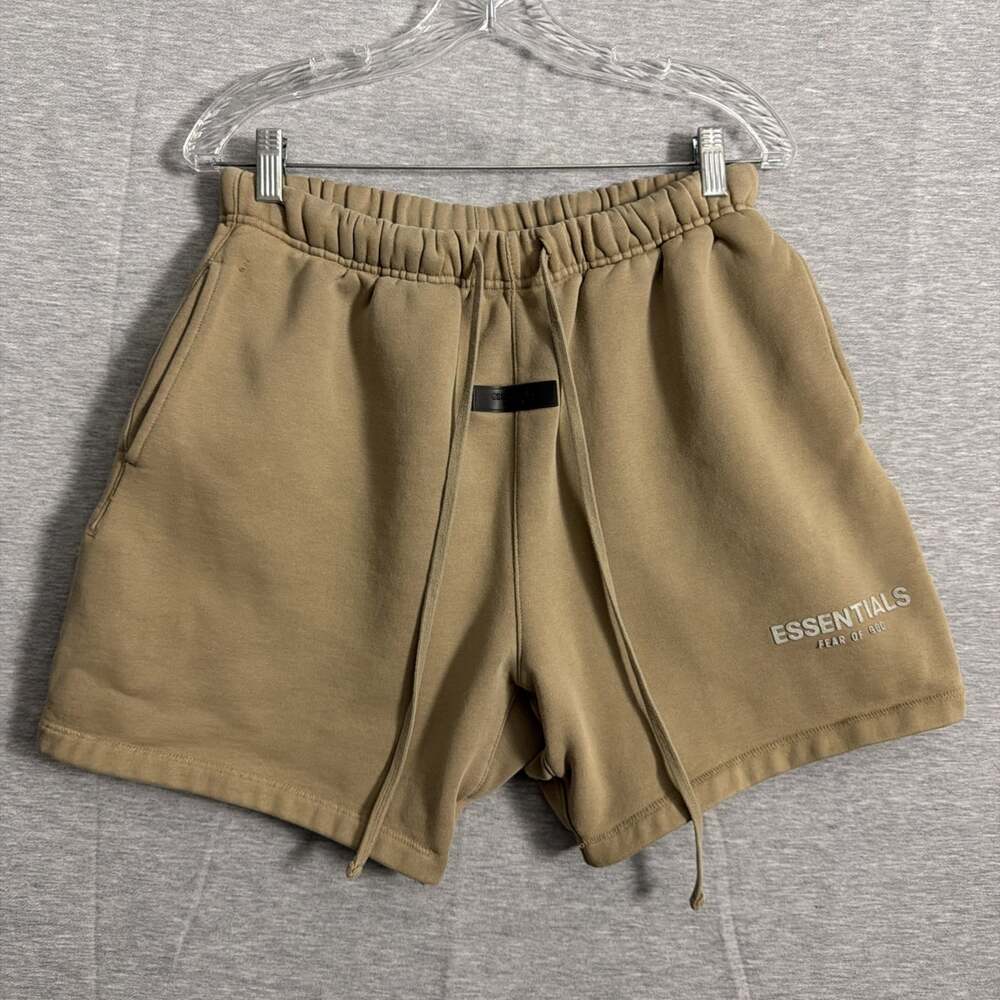 Essentials Fear Of God Men's Size Small Brown French Terry Sweat Shorts